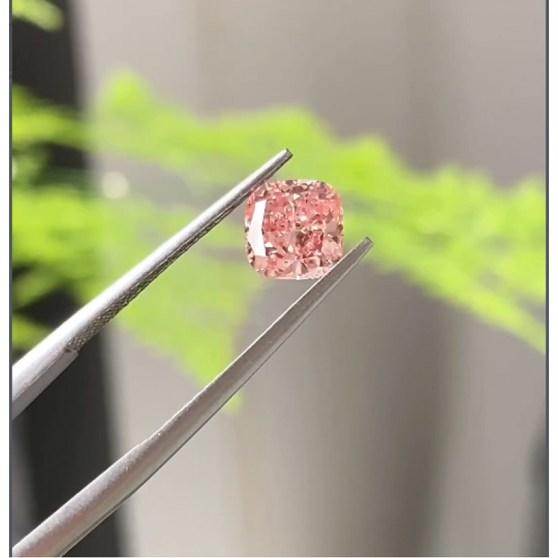 Ruif Jewelry Cushion Cut 1.06ct Fancy Pink CVD Lab Grown Diamond Can Custom Your Favoirite Jewelry with This Diamond Ruif Jewelry Cushion Cut 1.06ct Fancy Pink CVD Lab Grown Diamond Can Custom Your Favoirite Jewelry with This Diamond