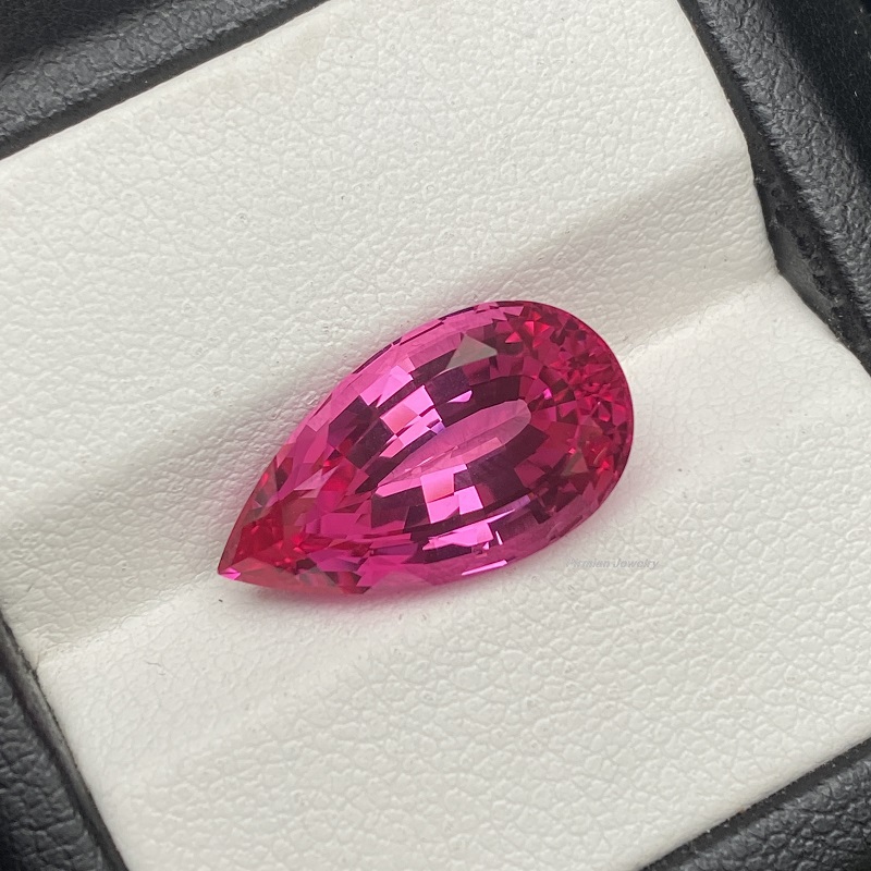 Ruif New Popular Lab Grown Sapphire Natrual Gems Cutting Pear Shape Loose Gemstone for DIY Jewelry Making