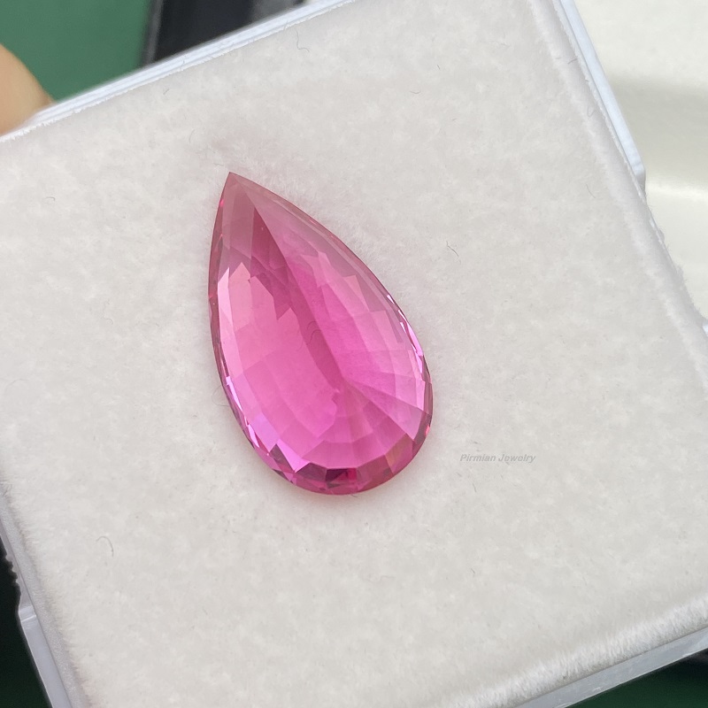 Ruif New Popular Lab Grown Sapphire Natrual Gems Cutting Pear Shape Loose Gemstone for DIY Jewelry Making