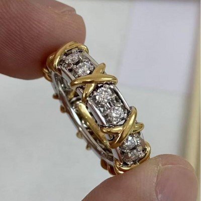 Ruif Jewelry Custom Design 14k White Gold Ring for Women 1.6ct Lab Grown Diamond Jewelry