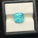 Ruif Jewelry Popular 12x12mm12.95ct Cushion Cut Lab Grown Paraiba Sapphire Loose Crushed Ice Cutting Semi-precious Stone Sales 