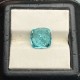 Ruif Jewelry Popular 12x12mm12.95ct Cushion Cut Lab Grown Paraiba Sapphire Loose Crushed Ice Cutting Semi-precious Stone Sales 
