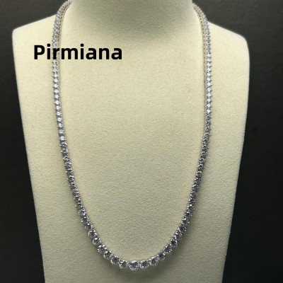Ruif Jewelry Classic Design 18K White Gold HPHT Diamond Necklace luxe Jewelry for Party Wedding Gift