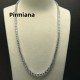 Ruif Jewelry Classic Design 18K White Gold HPHT Diamond Necklace luxe Jewelry for Party Wedding Gift