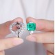 Ruif Jewelry Classic Design 18K White Gold 5.52ct Lab Grown Emerald Ring Gemstone Jewelry Ruif Jewelry Classic Design 18K White Gold 5.52ct Lab Grown Emerald Ring Gemstone Jewelry