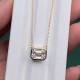 Ruif Jewelry Daily Design 18K Yellow Gold D Moissanite Pendant Necklace Can Custom in 14k 10k 9k Gold Necklaces