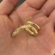 Ruif Jewelry Custom Design 18k Yellow Gold Ring for Women 1ct Lab Grown Diamond Jewelry