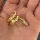 Ruif Jewelry Custom Design 18k Yellow Gold Ring for Women 1ct Lab Grown Diamond Jewelry