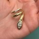 Ruif Jewelry Custom Design 18k Yellow Gold Ring for Women 1ct Lab Grown Diamond Jewelry