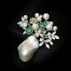 Ruif Jewelry Baroque Pearl Flower Cluster Brooch S925 Silver Brooch Women Jewelry Cubic Zircona Gemstone Fashion Jewelry Ruif Jewelry Baroque Pearl Flower Cluster Brooch S925 Silver Brooch Women Jewelry Cubic Zircona Gemstone Fashion Jewelry