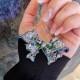 Ruif Jewelry 40x68mm Pink/Blue Butterfly Brooch S925 Silver Brooch Cubic Zircona Gemstone Fashion Jewelry Ruif Jewelry 40x68mm Pink/Blue Butterfly Brooch S925 Silver Brooch Cubic Zircona Gemstone Fashion Jewelry