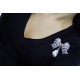 Ruif Jewelry Baroque Pearl Bow Brooch S925 Silver Brooch Women Jewelry Cubic Zircona Gemstone Fashion Jewelry Ruif Jewelry Baroque Pearl Bow Brooch S925 Silver Brooch Women Jewelry Cubic Zircona Gemstone Fashion Jewelry