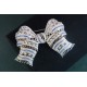 Ruif Jewelry Baroque Pearl Bow Brooch S925 Silver Brooch Women Jewelry Cubic Zircona Gemstone Fashion Jewelry