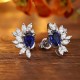 Ruif Jewelry Classic Design S925 Silver 1.89ct Lab Grown Sapphire Earrings Royal Blue Gemstone Jewelry Ruif Jewelry Classic Design S925 Silver 1.89ct Lab Grown Sapphire Earrings Royal Blue Gemstone Jewelry