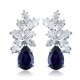 Ruif Jewelry Classic Design S925 Silver 8.83ct Lab Grown Sapphire Earrings Royal Blue Gemstone Jewelry Ruif Jewelry Classic Design S925 Silver 8.83ct Lab Grown Sapphire Earrings Royal Blue Gemstone Jewelry