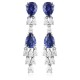 Ruif Jewelry Classic Design S925 Silver 3.56ct Lab Grown Sapphire Earrings Royal Blue Gemstone Jewelry Ruif Jewelry Classic Design S925 Silver 3.56ct Lab Grown Sapphire Earrings Royal Blue Gemstone Jewelry