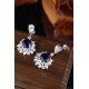 Ruif Jewelry Classic Design S925 Silver 5.75ct Lab Grown Sapphire Earrings Royal Blue Gemstone Jewelry Ruif Jewelry Classic Design S925 Silver 5.75ct Lab Grown Sapphire Earrings Royal Blue Gemstone Jewelry