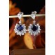 Ruif Jewelry Classic Design S925 Silver 5.75ct Lab Grown Sapphire Earrings Royal Blue Gemstone Jewelry Ruif Jewelry Classic Design S925 Silver 5.75ct Lab Grown Sapphire Earrings Royal Blue Gemstone Jewelry