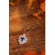 Ruif Jewelry Classic Design S925 Silver 1.73ct Royal Blue Lab Grown Sapphire Pendant Necklace Gemstone Jewelry Ruif Jewelry Classic Design S925 Silver 1.73ct Royal Blue Lab Grown Sapphire Pendant Necklace Gemstone Jewelry