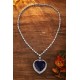 Ruif Jewelry Classic Design S925 Silver 99.75ct Synthetic Sapphire Pendant Necklace Gemstone Jewelry Ruif Jewelry Classic Design S925 Silver 99.75ct Synthetic Sapphire Pendant Necklace Gemstone Jewelry