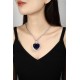 Ruif Jewelry Classic Design S925 Silver 99.75ct Synthetic Sapphire Pendant Necklace Gemstone Jewelry Ruif Jewelry Classic Design S925 Silver 99.75ct Synthetic Sapphire Pendant Necklace Gemstone Jewelry