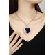 Ruif Jewelry Classic Design S925 Silver 99.75ct Synthetic Sapphire Pendant Necklace Gemstone Jewelry Ruif Jewelry Classic Design S925 Silver 99.75ct Synthetic Sapphire Pendant Necklace Gemstone Jewelry