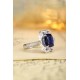 Ruif Jewelry Classic Design S925 Silver 5.42ct Lab Grown Sapphire Ring Wedding Bands for party gift Ruif Jewelry Classic Design S925 Silver 5.42ct Lab Grown Sapphire Ring Wedding Bands for party gift