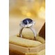 Ruif Jewelry Classic Design S925 Silver 5.42ct Lab Grown Sapphire Ring Wedding Bands for party gift Ruif Jewelry Classic Design S925 Silver 5.42ct Lab Grown Sapphire Ring Wedding Bands for party gift