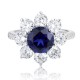 Ruif Jewelry Classic Design S925 Silver 2.9ct Lab Grown Sapphire Ring Wedding Bands Ruif Jewelry Classic Design S925 Silver 2.9ct Lab Grown Sapphire Ring Wedding Bands