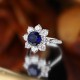 Ruif Jewelry Classic Design S925 Silver 2.9ct Lab Grown Sapphire Ring Wedding Bands Ruif Jewelry Classic Design S925 Silver 2.9ct Lab Grown Sapphire Ring Wedding Bands