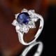 Ruif Jewelry Classic Design S925 Silver 2.9ct Lab Grown Sapphire Ring Wedding Bands Ruif Jewelry Classic Design S925 Silver 2.9ct Lab Grown Sapphire Ring Wedding Bands