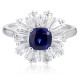 Ruif Jewelry Classic Design S925 Silver 1.47ct Lab Grown Sapphire Ring Wedding Bands Ruif Jewelry Classic Design S925 Silver 1.47ct Lab Grown Sapphire Ring Wedding Bands