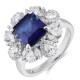 Ruif Jewelry Classic Design S925 Silver 3.65ct Lab Grown Sapphire Ring Wedding Bands Ruif Jewelry Classic Design S925 Silver 3.65ct Lab Grown Sapphire Ring Wedding Bands