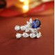 Ruif Jewelry Classic Design S925 Silver 1.72ct Lab Grown Sapphire Ring Wedding Bands