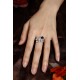 Ruif Jewelry Classic Design S925 Silver 1.72ct Lab Grown Sapphire Ring Wedding Bands
