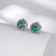Ruif Jewelry Classic Design S925 Silver 7mm2.19ct Lab Grown Emerald Earrings Gemstone Jewelry Ruif Jewelry Classic Design S925 Silver 7mm2.19ct Lab Grown Emerald Earrings Gemstone Jewelry