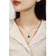 Ruif Jewelry Classic Design S925 Silver 4.795ct Lab Grown Emerald Pendant Necklace Gemstone Jewelry