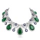 Ruif Jewelry Classic Design Green S925 Silver 192.42ct Lab Grown Emerald Pendant Necklace Gemstone Jewelry