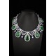 Ruif Jewelry Classic Design Green S925 Silver 192.42ct Lab Grown Emerald Pendant Necklace Gemstone Jewelry