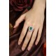 Ruif Jewelry Classic Design S925 Silver 1.86ct Lab Grown Emerald Ring Wedding Bands