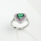 Ruif Jewelry Classic Design S925 Silver 1.3ct Lab Grown Emerald Ring Wedding Bands Ruif Jewelry Classic Design S925 Silver 1.3ct Lab Grown Emerald Ring Wedding Bands