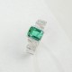 Ruif Jewelry Classic Design S925 Silver 1.2ct Lab Grown Emerald Ring Wedding Bands Ruif Jewelry Classic Design S925 Silver 1.2ct Lab Grown Emerald Ring Wedding Bands