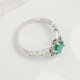 Ruif Jewelry Classic Design S925 Silver 1.0ct Lab Grown Emerald Ring Wedding Bands for party Ruif Jewelry Classic Design S925 Silver 1.0ct Lab Grown Emerald Ring Wedding Bands for party