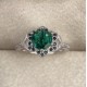 Ruif Jewelry Classic Design S925 Silver 1.0ct Lab Grown Emerald Ring Wedding Bands for party Ruif Jewelry Classic Design S925 Silver 1.0ct Lab Grown Emerald Ring Wedding Bands for party