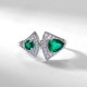 Ruif Jewelry Classic Design S925 Silver 4mm/5x7mm ct Lab Grown Emerald Ring Wedding Bands Ruif Jewelry Classic Design S925 Silver 4mm/5x7mm ct Lab Grown Emerald Ring Wedding Bands