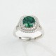 Ruif Jewelry Classic Design S925 Silver 1.05ct Lab Grown Emerald Ring Wedding Bands Ruif Jewelry Classic Design S925 Silver 1.05ct Lab Grown Emerald Ring Wedding Bands