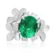 Ruif Jewelry Classic Design S925 Silver 3.715ct Lab Grown Emerald Ring Wedding Bands Ruif Jewelry Classic Design S925 Silver 3.715ct Lab Grown Emerald Ring Wedding Bands