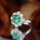Ruif Jewelry Classic Design S925 Silver 3.65ct Lab Grown Emerald Ring Wedding Bands Ruif Jewelry Classic Design S925 Silver 3.65ct Lab Grown Emerald Ring Wedding Bands