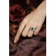 Ruif Jewelry Classic Design S925 Silver 1.96ct Lab Grown Emerald Ring Wedding Bands