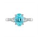 Ruif Jewelry Classic Design S925 Silver 2.64ct Lab Paraiba Ring Wedding Bands Ruif Jewelry Classic Design S925 Silver 2.64ct Lab Paraiba Ring Wedding Bands